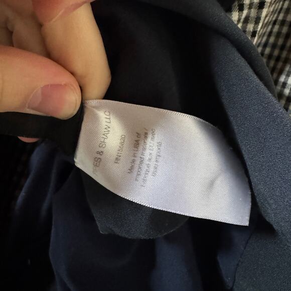 Veronica Beard Toral Dickey Checkered Coat in Blue Size Medium - Picture 7 of 9